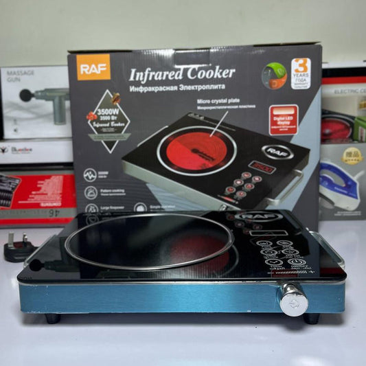 RAF Infrared Cooker 3500W – Fast Heating Electric Hot Plate – 1 Year Warranty